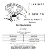 Donna Diana Overture Clarinet Ensemble P.O.D. cover